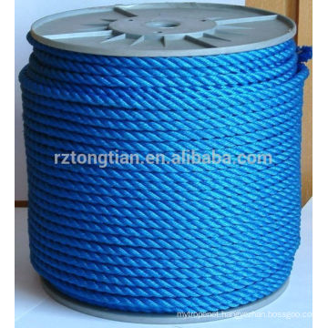 High quality 16mm anti-uv 3 strands pp polypropylene ropes